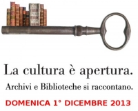 DOMENICA DI CARTA, ARCHIVI E BIBLIOTECHE SI RACCONTANO