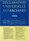 La Dichiarazione universale sugli archivi