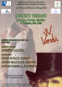 Concerto verdiano all&#039;Archivio di Stato di Salerno