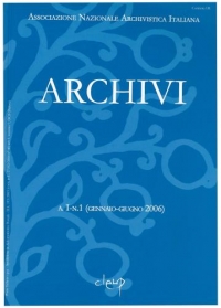 La rivista &quot;Archivi&quot; on line