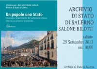 Un popolo uno Stato. Conquiste e problematiche dell’unificazione italiana viste da una provincia meridionale