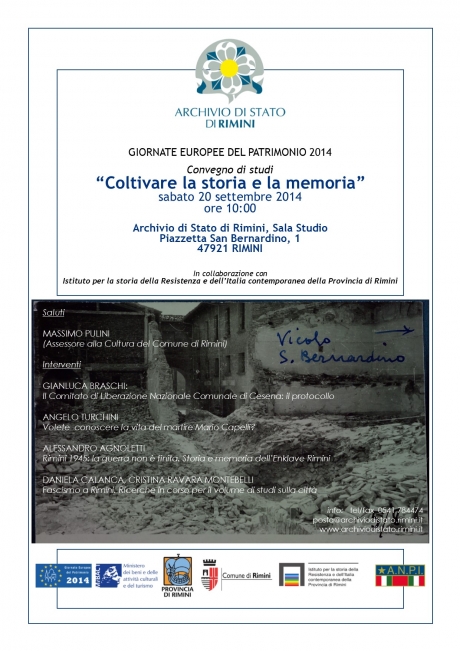 Coltivare la storia e la memoria