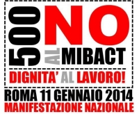 L&#039;Anai aderisce alla manifestazione dell&#039;11 gennaio 2014 per la buona occupazione nei Beni Culturali