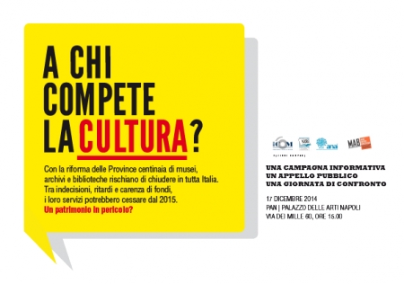 A chi compete la cultura?